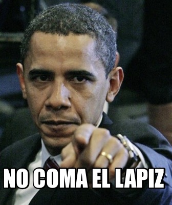 no-coma-el-lapiz