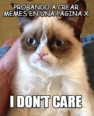 probando-a-crear-memes-en-una-pagina-x-i-dont-care