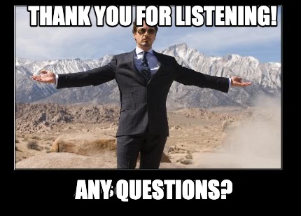 Thank You For Listening Any Questions